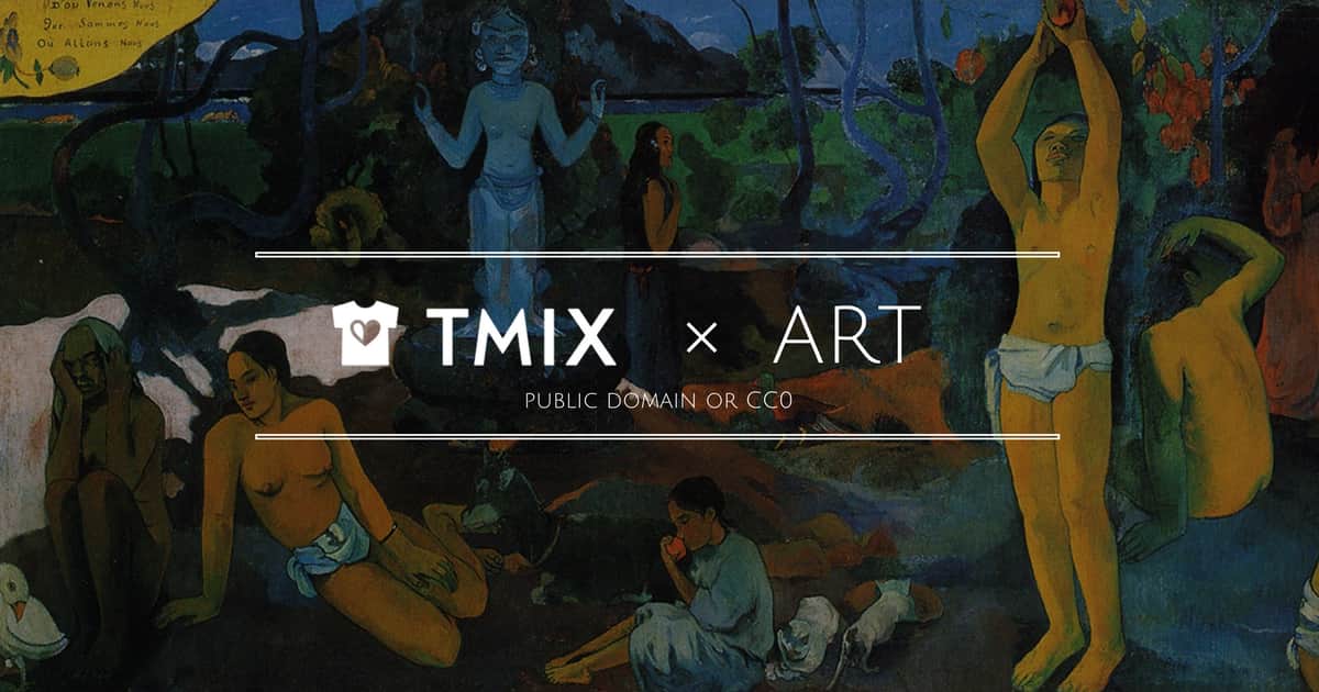 ポール・ゴーギャンの作品で自分だけのオリジナルアートTシャツが作れる!【TMIX×ART第7弾】
