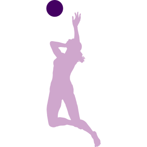 123rf Sport Volleyball Silhouette 005無料デザイン素材集