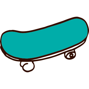 スケートボード グリーン無料デザイン素材集 オリジナルtシャツのデザイン作成 プリントtmix