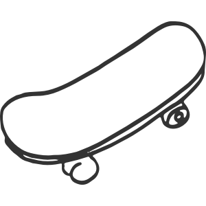 スケートボード ホワイト無料デザイン素材集 オリジナルtシャツのデザイン作成 プリントtmix